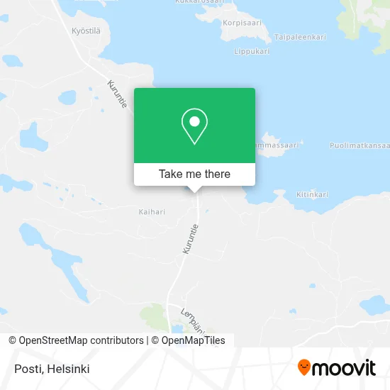 Posti map