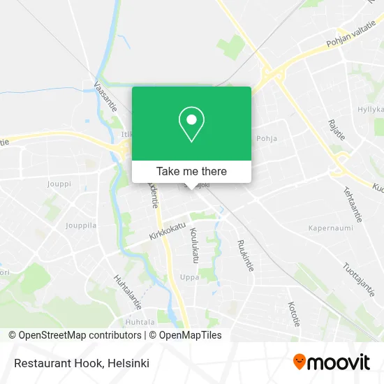 Restaurant Hook map