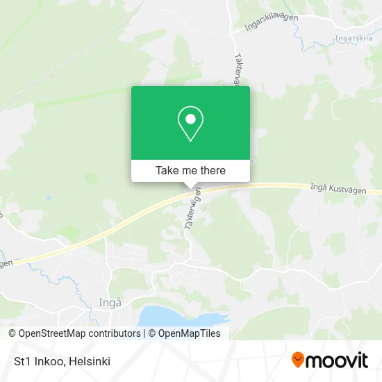St1 Inkoo map