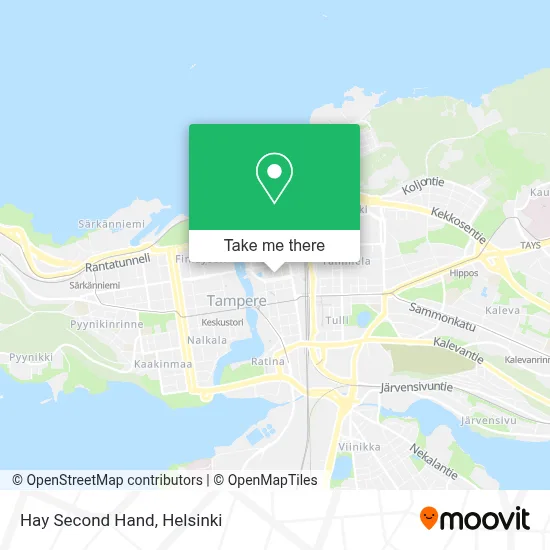 Hay Second Hand map