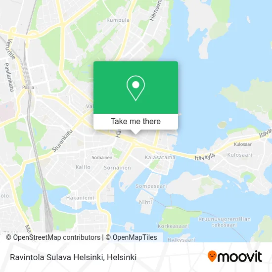Ravintola Sulava Helsinki map