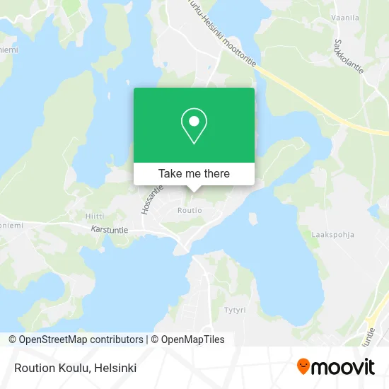 Roution Koulu map