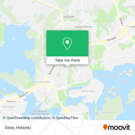 Diled map