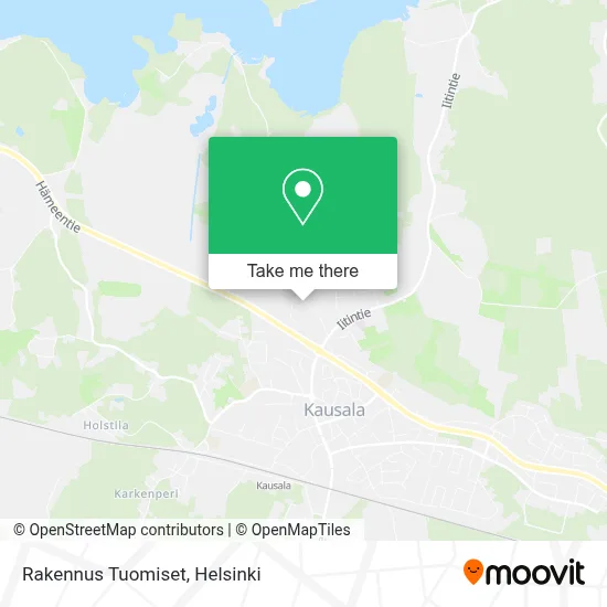 Rakennus Tuomiset map