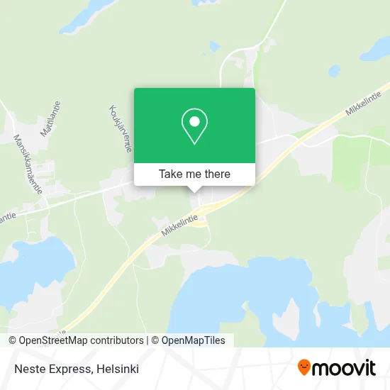 Neste Express map