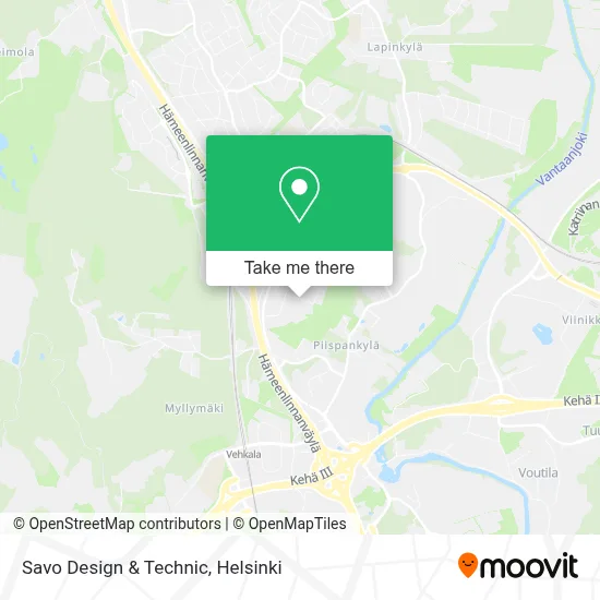 Savo Design & Technic map