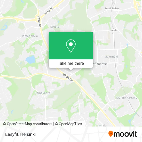 Easyfit map