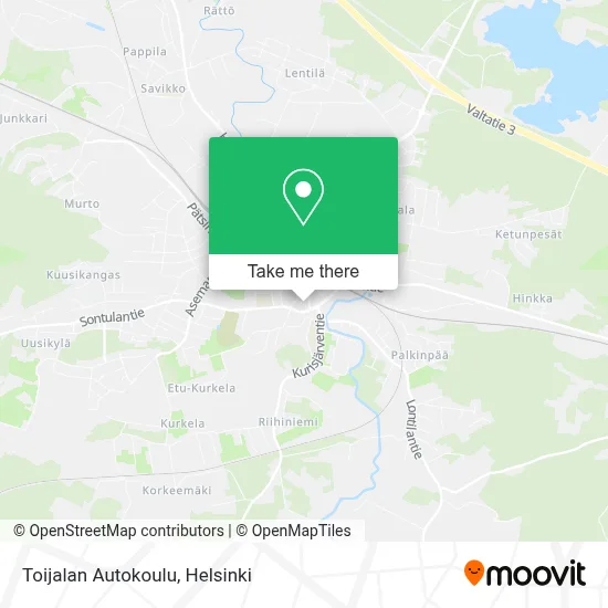 Toijalan Autokoulu map