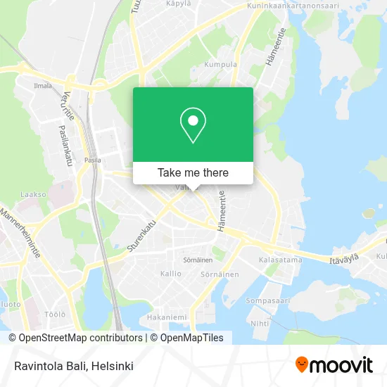 Ravintola Bali map