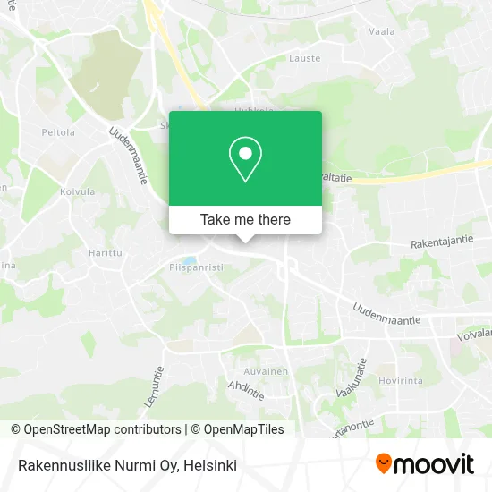 Rakennusliike Nurmi Oy map