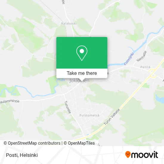 Posti map