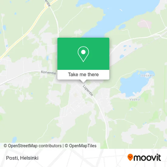 Posti map