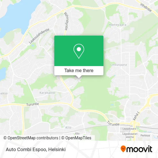 Auto Combi Espoo map