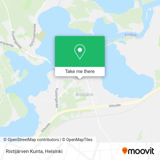 Ristijärven Kunta map