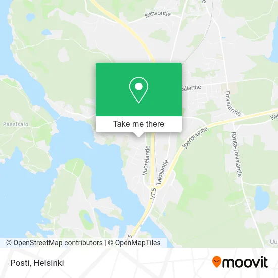 Posti map