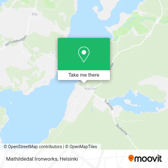 Mathildedal Ironworks map