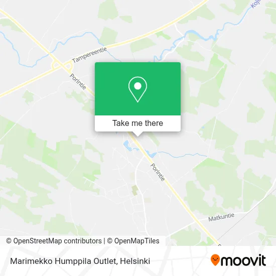 Marimekko Humppila Outlet map