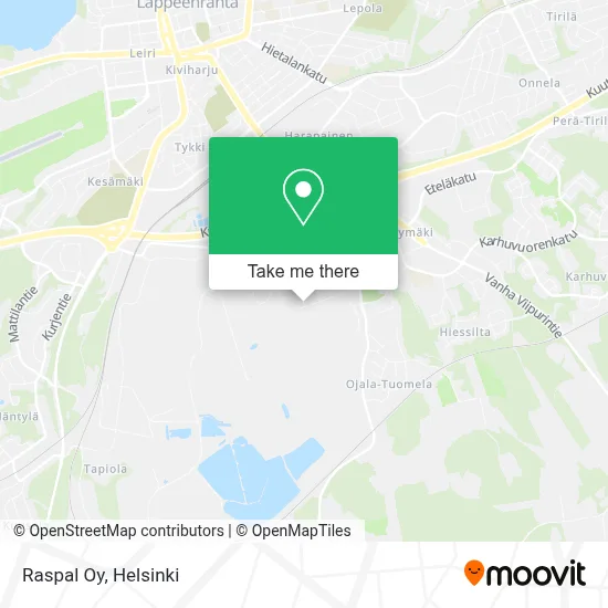 Raspal Oy map