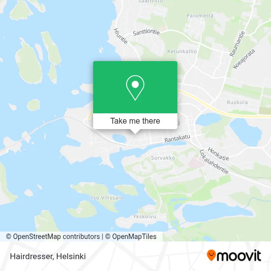 Hairdresser map