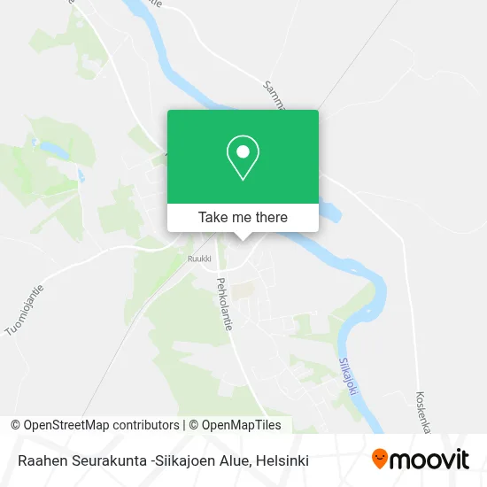 Raahen Seurakunta -Siikajoen Alue map