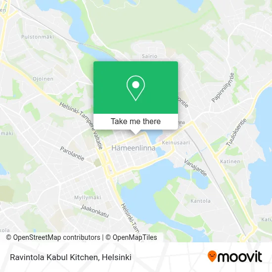 Ravintola Kabul Kitchen map