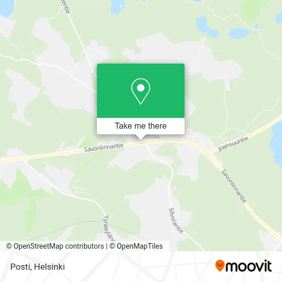 Posti map