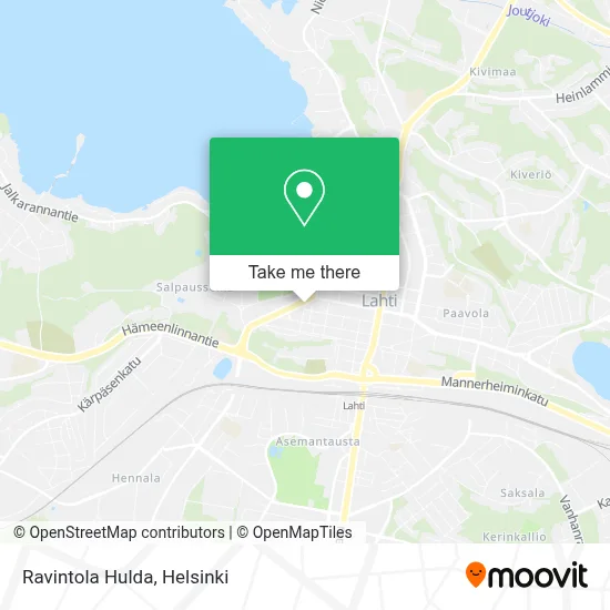 Ravintola Hulda map