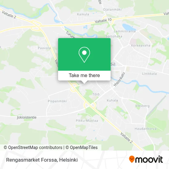Rengasmarket Forssa map