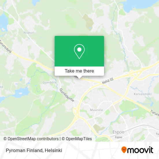 Pyroman Finland map