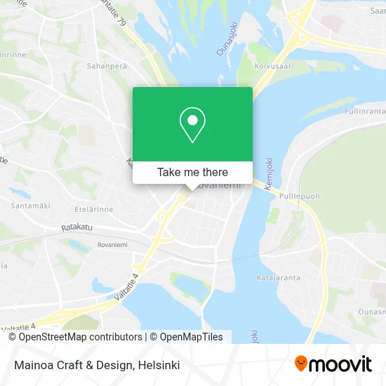Mainoa Craft & Design map
