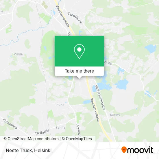 Neste Truck map