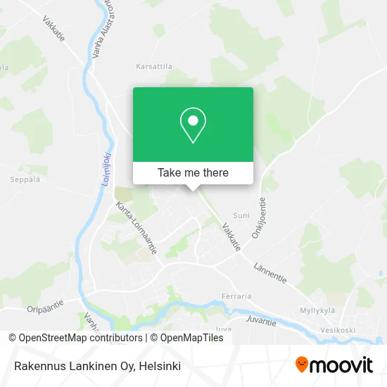 Rakennus Lankinen Oy map
