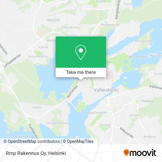 Rmp Rakennus Oy map