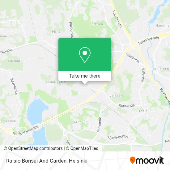 Raisio Bonsai And Garden map