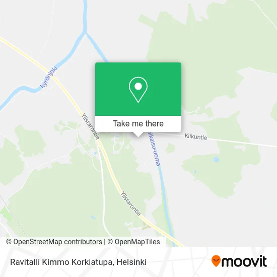 Ravitalli Kimmo Korkiatupa map