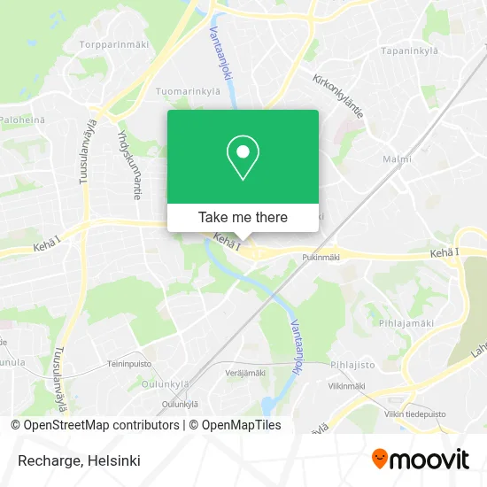Recharge map