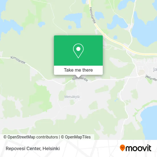 Repovesi Center map