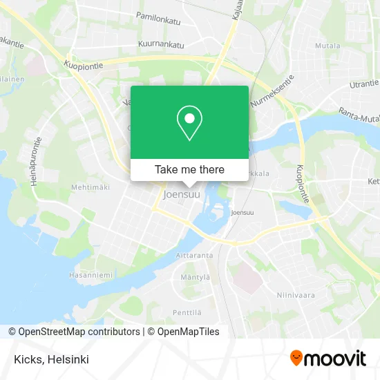 Kicks map