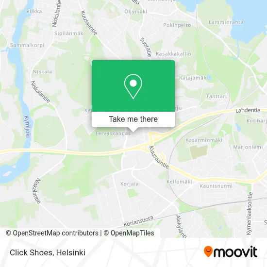 Click Shoes map