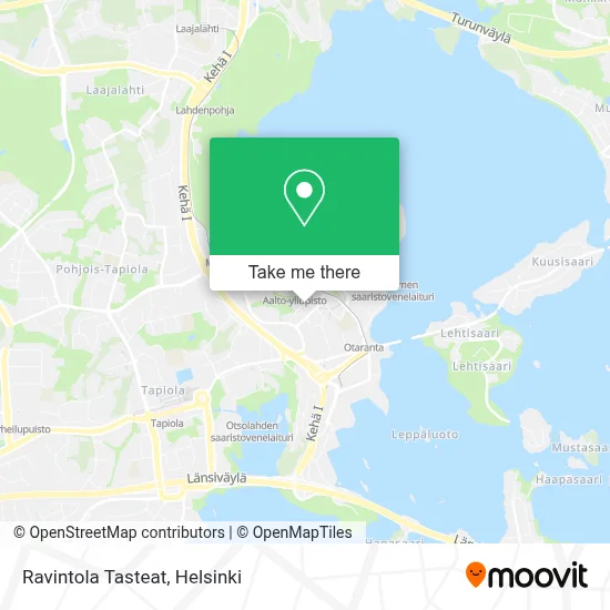 Ravintola Tasteat map