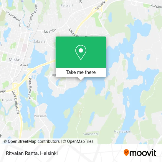 Ritvalan Ranta map
