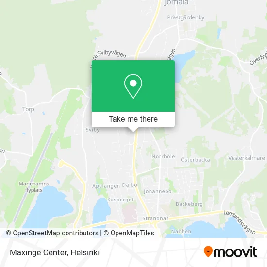 Maxinge Center map