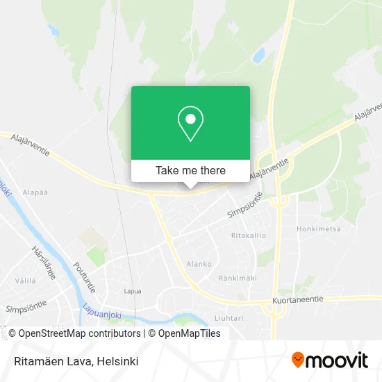 Ritamäen Lava map