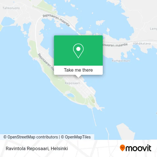 Ravintola Reposaari map