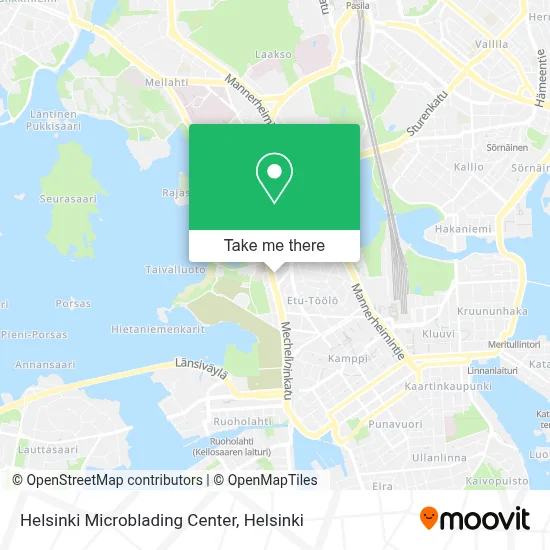 Helsinki Microblading Center map