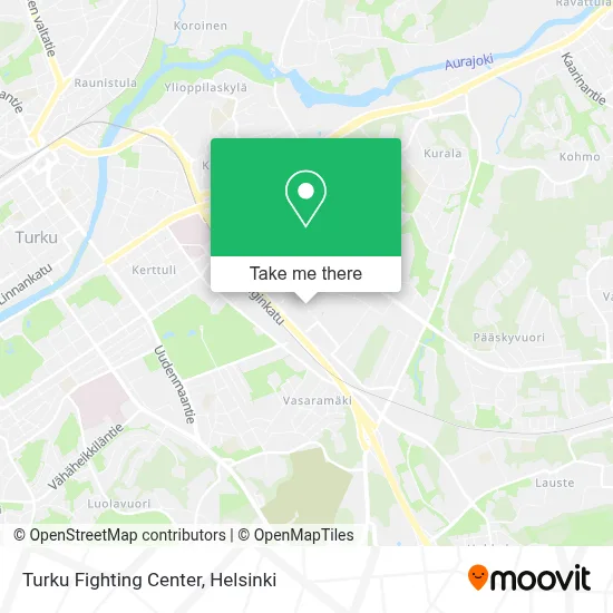 Turku Fighting Center map