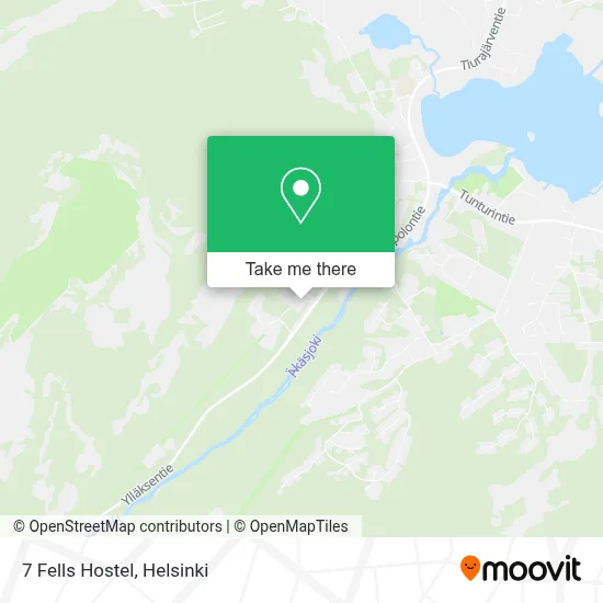 7 Fells Hostel map