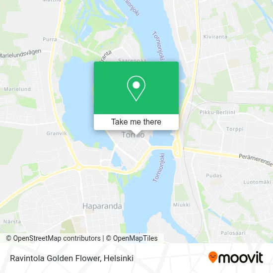 Ravintola Golden Flower map
