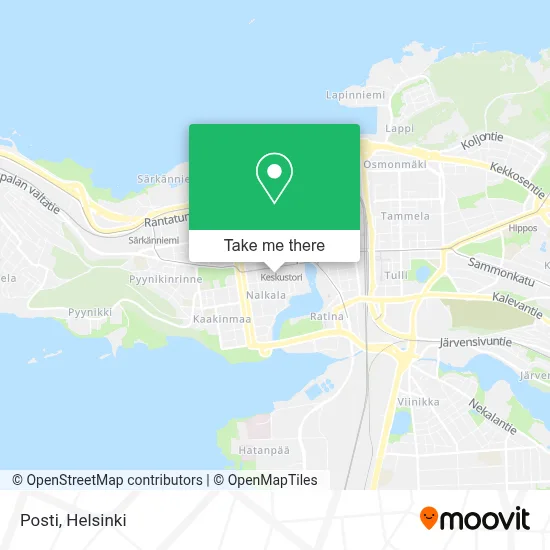 Posti map