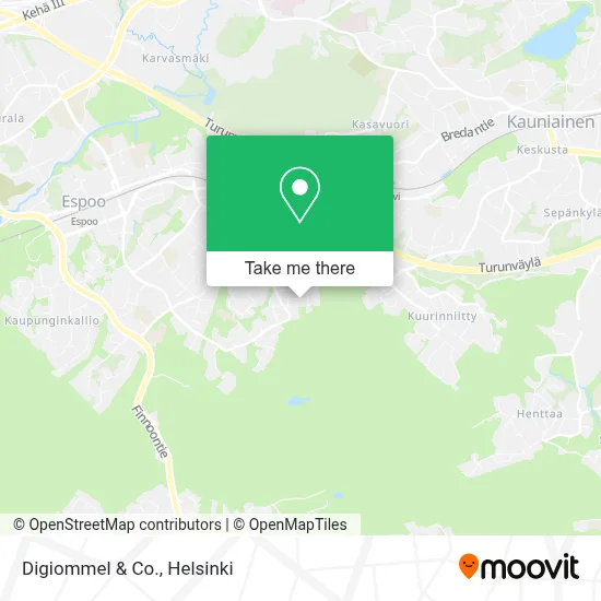 Digiommel & Co. map